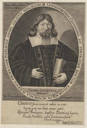 Bildnis des Gothofredus Cundisius