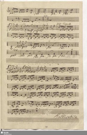 1774. Cavatina: Io vi chieggo umil perdono / Seydelmann, F.