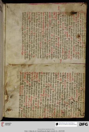 Aus einer Hs. des 13./14. Jh.s: Liber ordinarius; Passions- bzw. Fastenzeit