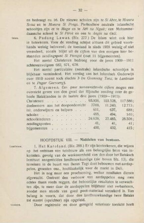 Hoofdstuk VIII [VI]. Middelen van bestaan