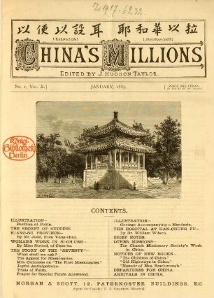 No. 1, January, 1885