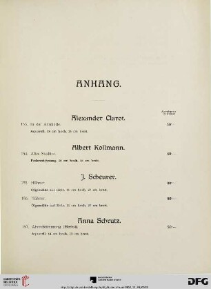 Anhang (Nr. 153-159)