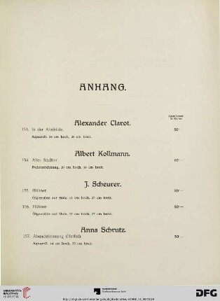 Anhang (Nr. 153-159)