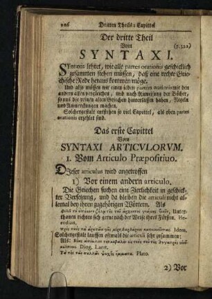 Der dritte Theil: Von Syntaxi