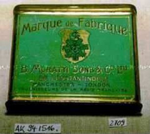Blechdose für 20 Stück "CIGARETTES MURATTI No. 20"