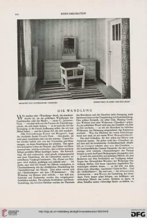 Die Wandlung