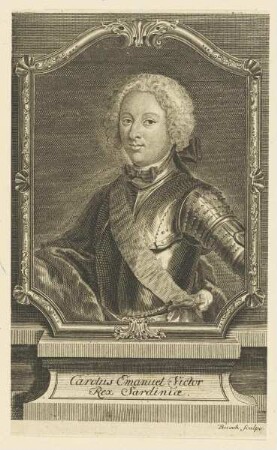 Bildnis des Carolus Emanuel Victor, Rex Sardiniae