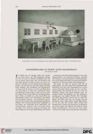 Sommerwochen in einem alten Bauernhaus von Wilhelm Michel