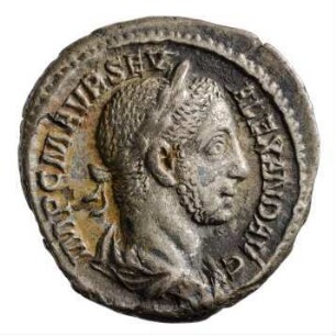 Münze, Denar, 227 n. Chr.