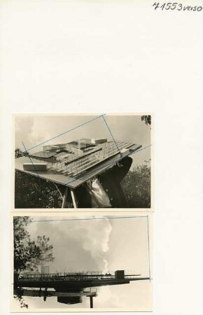 Bahnhofsanlage (Diplomarbeit bei Kurt Dübbers): Modellfotos