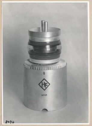 Senderöhre HF 2780, Vorderansicht; Foto, 1953