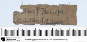 Demotischer Papyrus, Brief