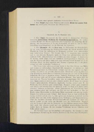 9. Sonnabend, den 15. Dezember 1911.