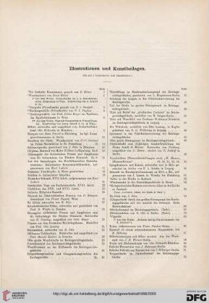 Illustrationen und Kunstbeilagen