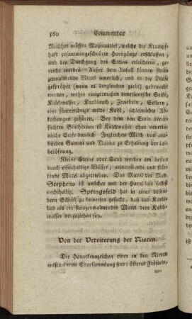 Von der Vereiterung der Nieren. - Practische Folgerungen.