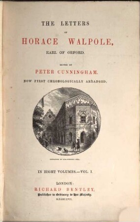 The letters of Horace Walpole, Earl of Oxford, 1