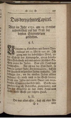 Das dreyzehnte Capitel – Das vierzehnte Capitel