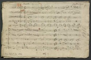 Wind music, winds, op. 138/6, HenK 138/6 - BSB Mus.Schott.Ha 1902 : [heading, at left:] Andante [at right:] par Jos: Küffner