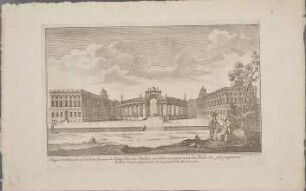Das Neue Palais und die Communs von Westen