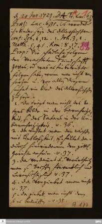 Disposition der Predigt von August Hermann Francke über Lk 6,36.