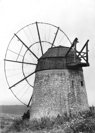 Eckartsberga. Turmholländer, Baujahr 1831, Ansichtskarte
