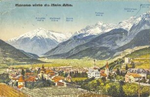 Merano visto da Maia Alta.