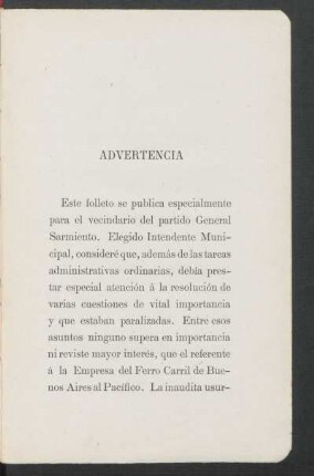 Advertencia