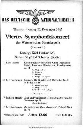 Viertes Symphoniekonzert