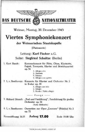 Viertes Symphoniekonzert