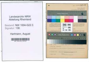 Entnazifizierung August Hartmann , geb. 15.05.1897 (Rohrleger)