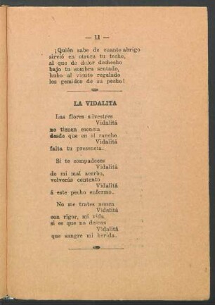 La vidalita
