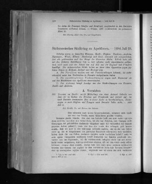 Süderseeischer Städtetag zu Apeldoorn. 1484 Juli 19.