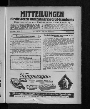 Jahrgang 1925, Hamburg, den 20. Dezember, Nummer 51