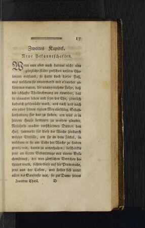 Zweites Kapitel.