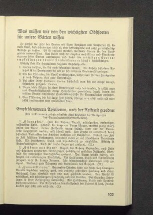 Was müssen wir von den wichtigsten Obstsorten für unsere Gärten wissen