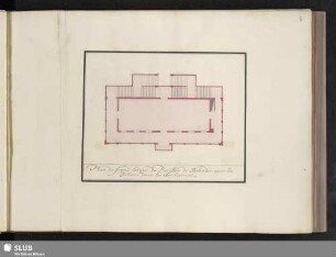 Plan du second Etage du Pavillon de Belveder