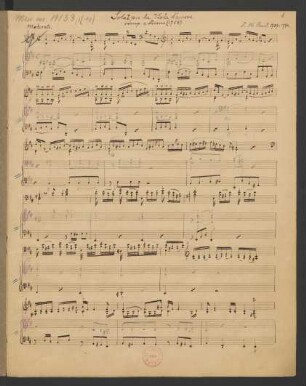 [Partitur] Solo I (CzaR 88)