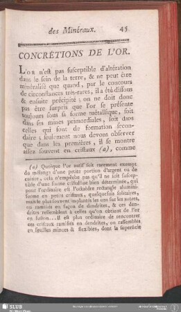 Concrétions De L'Or