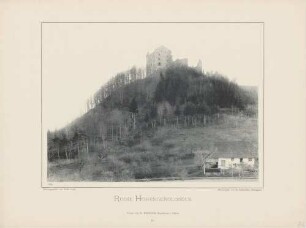 "Ruine Hohengeroldseck" bei Lahr/Schwarzwald