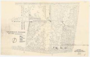 Waldfriedhof, Berlin-Zehlendorf: Zustandsbeschreibung 1948 1:1000