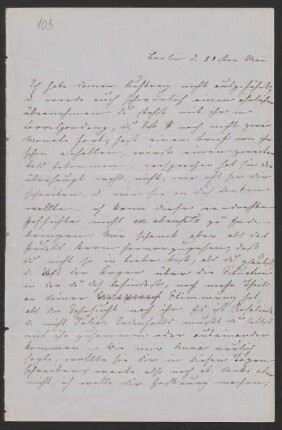 Brief an Sebastian Hensel : 28.05.1853-1854