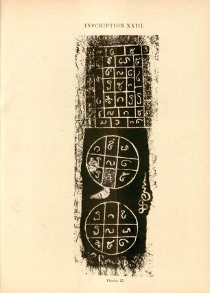 Inscription XXIII. Planche 57