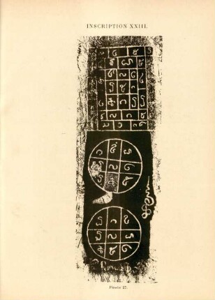 Inscription XXIII. Planche 57