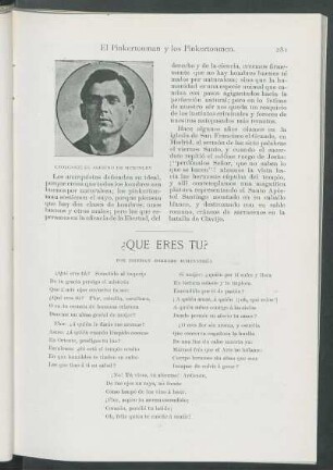 ¿Qué eres tú? [Poesía]