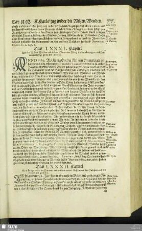 Das LXXXII. Capitel
