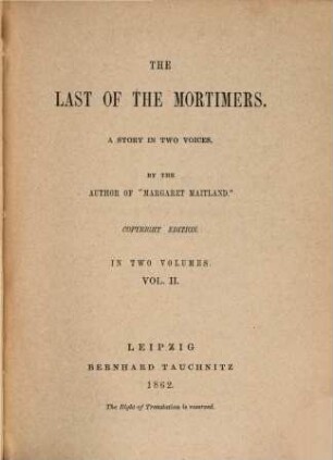 The last of the Mortimers ..., 2