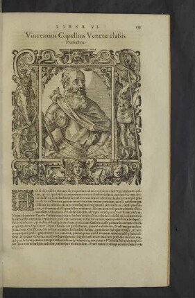 Vincentius Capellius Venetae classis Praefectus.