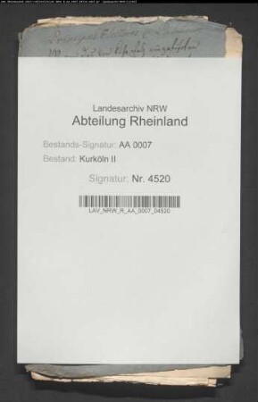 Protest gegen das von Kurpfalz beanspruchte Wildfangrecht (Druckschrift)