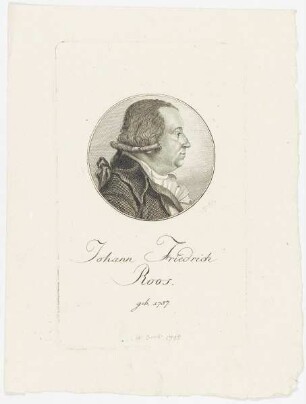 Bildnis des Johann Friedrich Roos