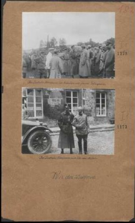 Der deutsche Kronprinz mit Exz. von Mudra